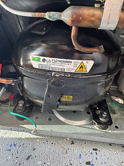 Fridge compressor and evaporator repair – CampbelL