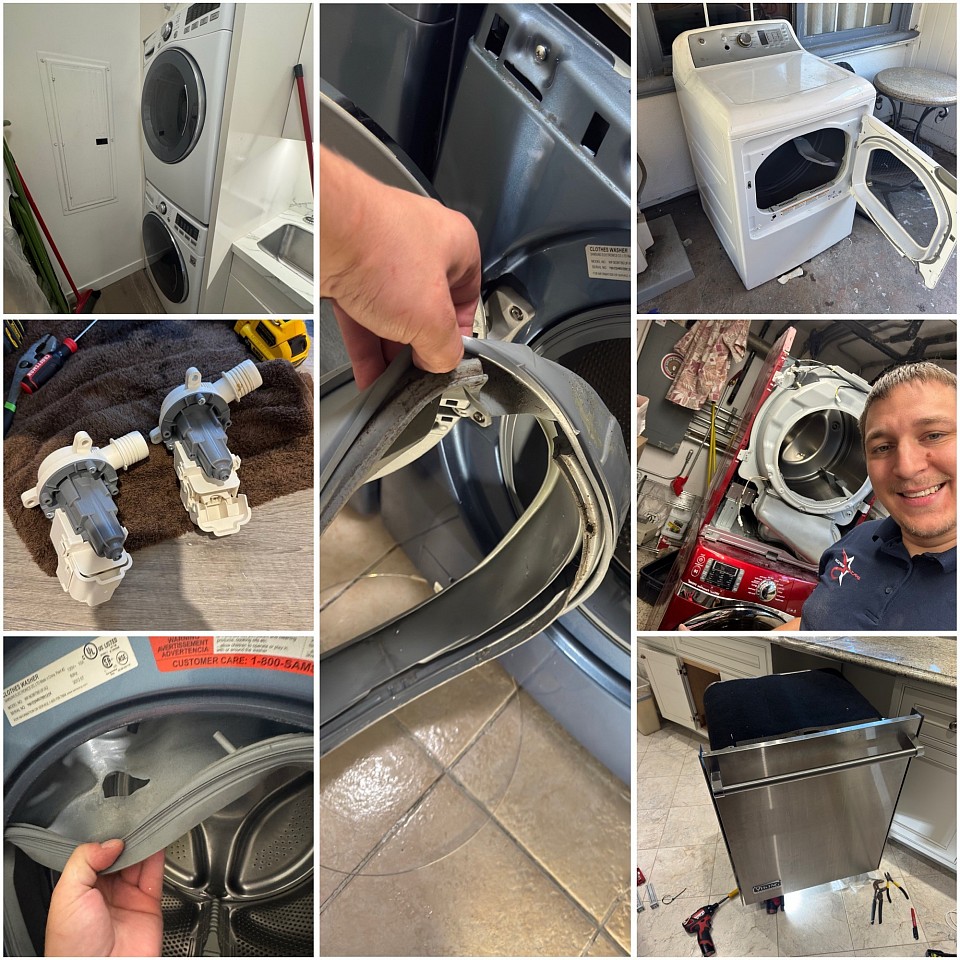 Fridge compressor and refrigerant line repair